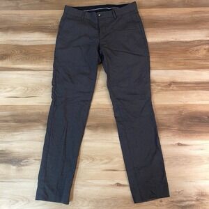 Tiger of Sweden Herris Dark Grey Wool Blend Dress Pants Mens 32 x 29